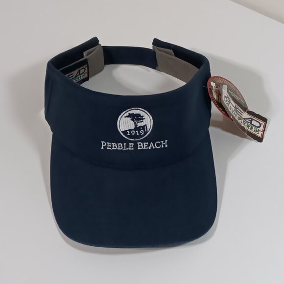 Pair of Men's PEBBLE BEACH quarter zip pullovers MED. with co-ordinating Visor - Picture 10 of 13